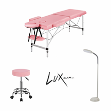 Load image into Gallery viewer, Lash Extension Bed, Chair, Light (3pc set)