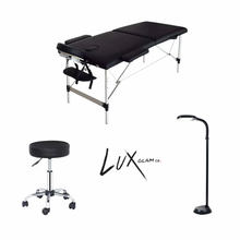 Load image into Gallery viewer, Lash Extension Bed, Chair, Light (3pc set)