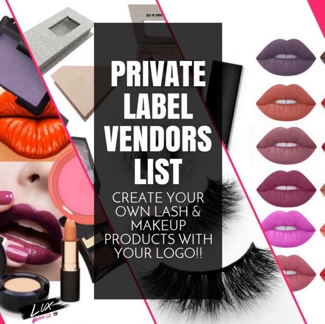 Private Label Vendors List & Business Start-up