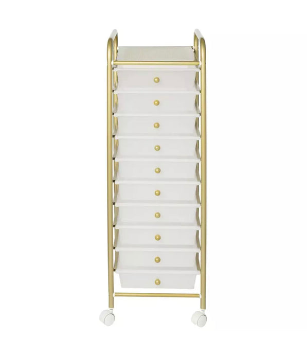 Gold Lash Extension Cart
