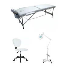 Load image into Gallery viewer, White Lash Extension Bed Chair Light
